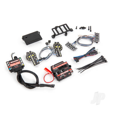 Pro Scale LED light set, Ford Bronco (2021), complete with power module (includes headlights, tail lights, & distribution block) (fits #9211 body)