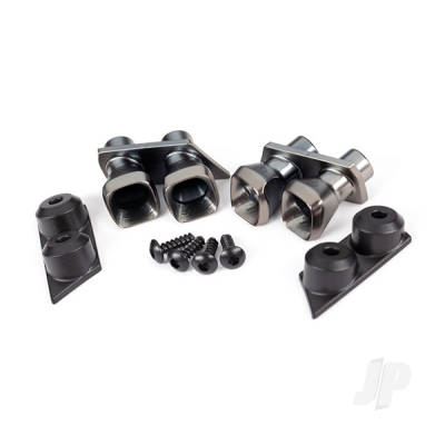 Exhaust tips (2) / exhaust tip mounts (2) / 2.6X8 BCS (4)