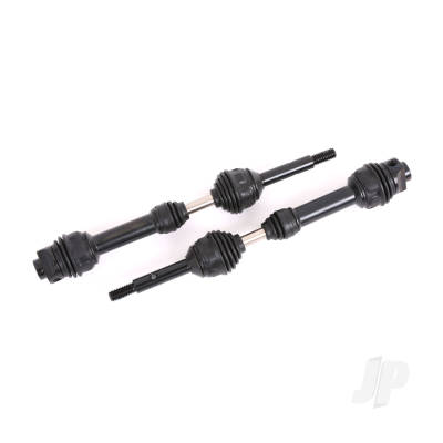 Driveshafts, Rear, steel-spline constant-velocity (complete assembly) (2)