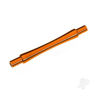 Axle, wheelie bar, 6061-T6 aluminium (Orange-anodised) (1pc)/ 3x12 BCS (with threadlock) (2 pc)