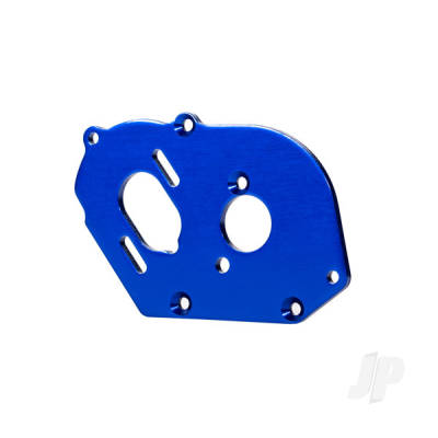 Plate, motor, Blue (4mm thick) (aluminium) / 3x10mm CS with split and flat washer (2 pcs)