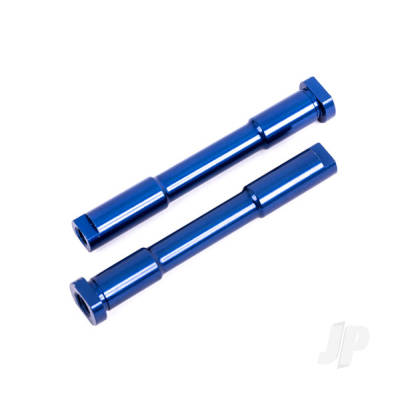 Bellcrank posts, steering (aluminium, Blue-anodised)