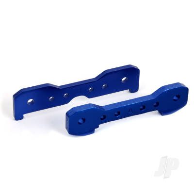 Tie bars, front, 6061-T6 aluminium (Blue-anodised) (fits Sledge)