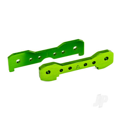 Tie bars, front, 6061-T6 aluminium (Green-anodised)