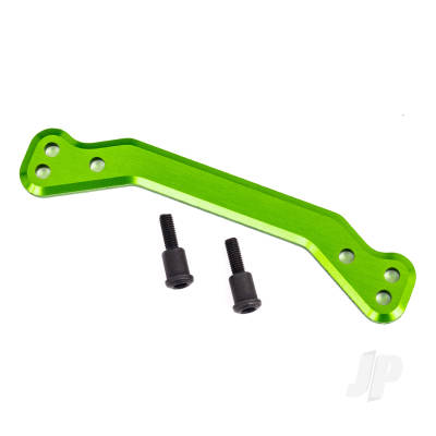 Drag link, steering, 6061-T6 aluminium (Green-anodised) / 3x14mm SS (2 pcs)