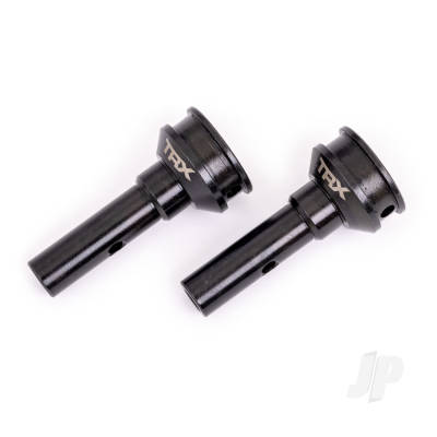 Stub axles, hardened steel (2) (for steel constant-velocity driveshafts) (fits Sledge)