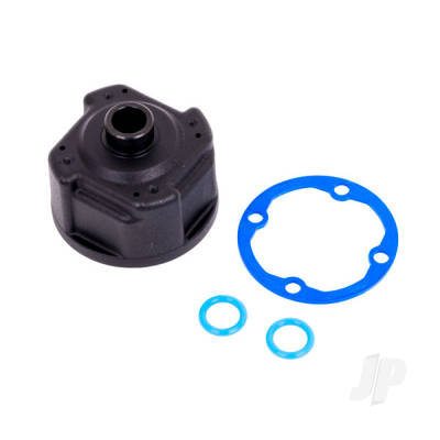 Carrier, differential / differential bushing (metal) / o-rings (2 pcs) / ring gear gasket