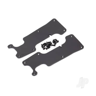 Suspension arm covers, Black, rear (left and right) / 2.5x8 CCS (12 pcs)