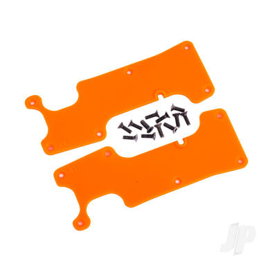 Suspension arm covers, Orange, rear (left and right) / 2.5x8 CCS (12 pcs)