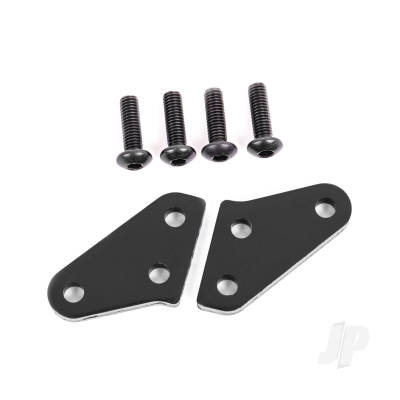 Steering block arms (aluminium, Dark Titanium-anodised) (2) (fits #9537 and 9637 steering blocks)