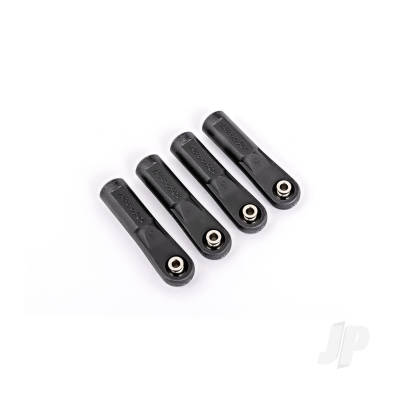 Rod ends, standard (4) (assembled with hollow balls) (fits #9547/9548 series aluminium camber links & #9549 series aluminium toe links)