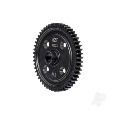 Spur gear, 52-tooth, machined steel (1.0 metric pitch)