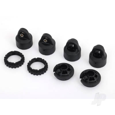 Shock caps, GT-Maxx shocks (2 pcs) / spring perch / adjusters (2 pcs) (for 2 shocks) (for Sledge)