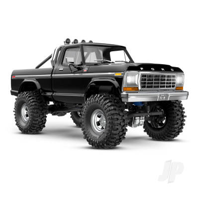 TRX-4M 1979 Ford F-150 High Trail Edition 1:18 4WD RTE Scale & Trail Crawler, Black (+ TQ, ECM-2.5, Titan 87T, 750mAh LiPo, USB Charger, Clipless Body)