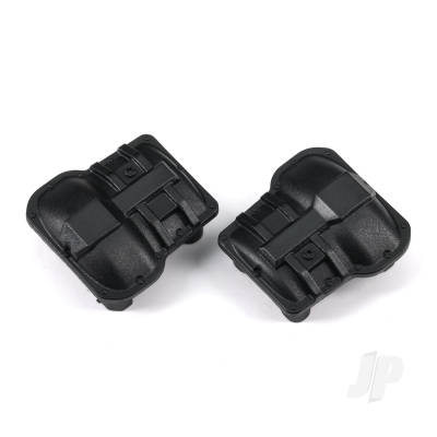 Differential cover, front or rear (Black) (2 pcs)