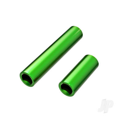 Driveshafts, centre, female, 6061-T6 aluminium (Green-anodised) (front & rear) (for use with #9751 metal centre driveshafts)