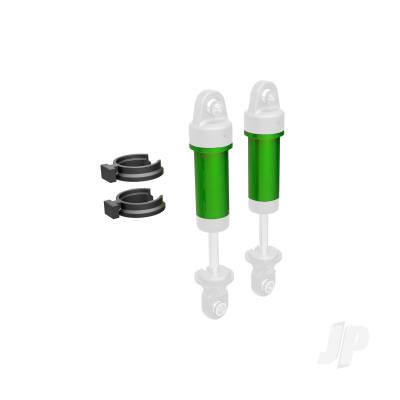 Body, GTM shock, 6061-T6 aluminium (Green-anodised) (includes spring pre-load spacers) (2 pcs)