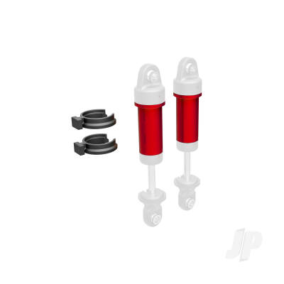Body, GTM shock, 6061-T6 aluminium (Red-anodised) (includes spring pre-load spacers) (2 pcs)