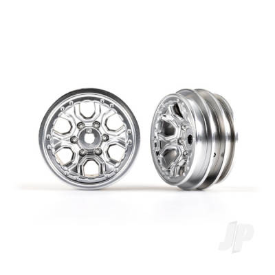Wheels, 1.0in (Statin Chrome) (2 pcs)
