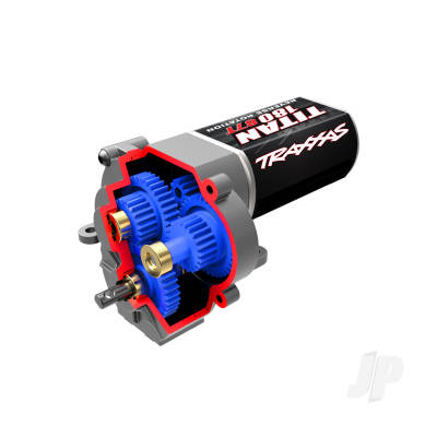 Transmission, complete (speed gearing) (9.7:1 Reduction ratio) (includes Titan 87T motor)