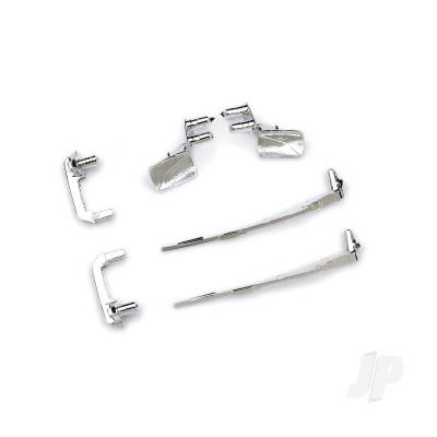Door handles (left & right) / mirrors, side (left & right) / windshield wipers (fits #9811 body)