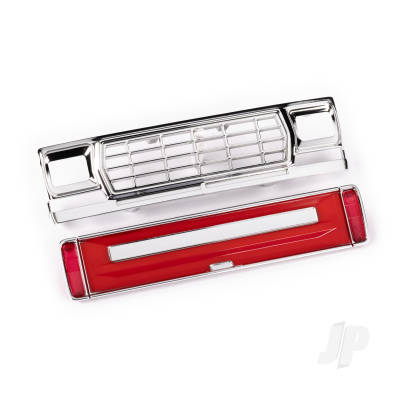Front grille / tailgate panel (Red) / LED lenses (rear, left & right) (fits #9812 body)