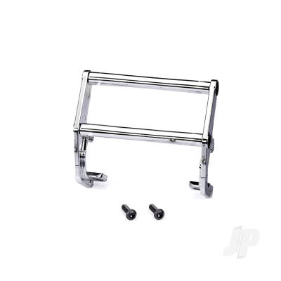 Push bar, bumper, Chrome (assembled) (fits #9836 bumper)