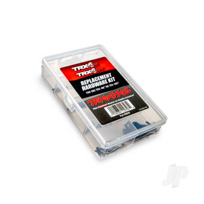 Hardware kit, complete (contains all hardware used on 1,18 scale TRX-4MT Monster Truck) (includes clear plastic storage container)