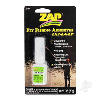 Fly Fishing Adhesives Zap-A-Gap Medium Glue (0.25oz, 7g)