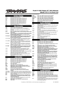Parts List