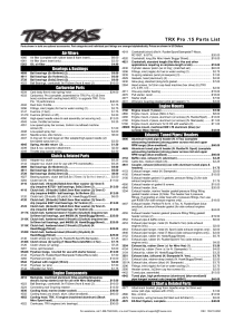 Parts List