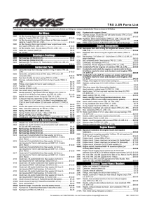 Parts List