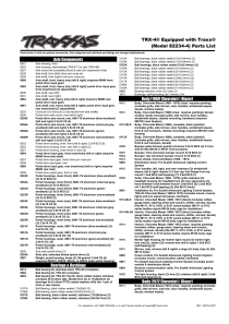 Parts List