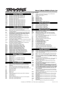 Parts List 1