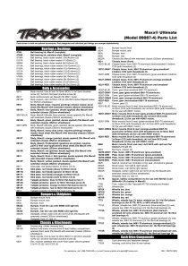 Parts List